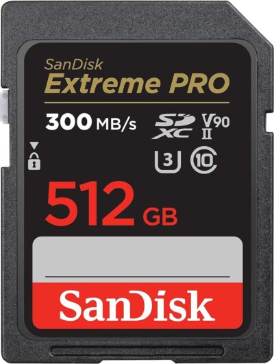 SanDisk 512GB Extreme PRO SDXC UHS-II Memory Card - C10, U3, V90, 8K, 4K, Full HD Video, SD Card - SDSDXDK-512G-GN4IN wholesale