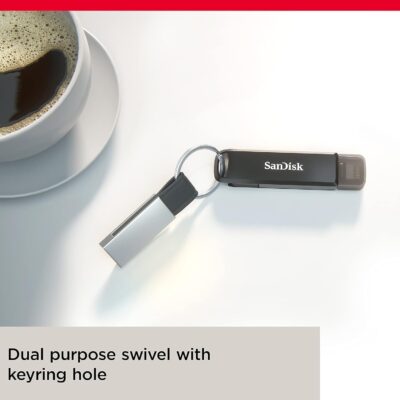 SanDisk 64GB iXpand Flash Drive Luxe - The 2-in-1 USB for iPhone, iPad, and Computer - Thumb Drive with Lightning and USB Type-C Connectors C SDIX70N-064G-GN6NN wholesale