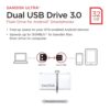 SanDisk Ultra Dual USB Drive 3.0 128GB, Black (SDDD2-128G-GAM46) wholesale
