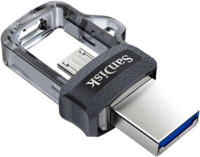SanDisk 256GB Ultra Dual Drive m3.0 for Android Devices and Computers - microUSB, USB 3.0 - SDDD3-256G-G46, Black wholesale