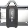 SanDisk 256GB Ultra Dual Drive m3.0 for Android Devices and Computers - microUSB, USB 3.0 - SDDD3-256G-G46, Black wholesale