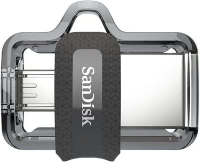 SanDisk 256GB Ultra Dual Drive m3.0 for Android Devices and Computers - microUSB, USB 3.0 - SDDD3-256G-G46, Black wholesale