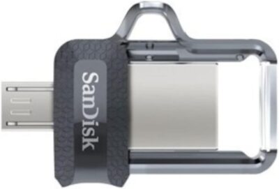 SanDisk 256GB Ultra Dual Drive m3.0 for Android Devices and Computers - microUSB, USB 3.0 - SDDD3-256G-G46, Black wholesale