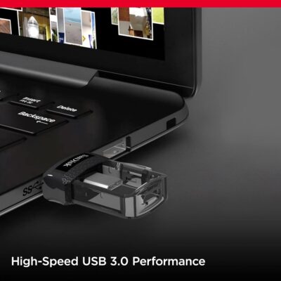 SanDisk 256GB Ultra Dual Drive m3.0 for Android Devices and Computers - microUSB, USB 3.0 - SDDD3-256G-G46, Black wholesale