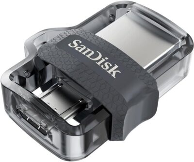 SanDisk 256GB Ultra Dual Drive m3.0 for Android Devices and Computers - microUSB, USB 3.0 - SDDD3-256G-G46, Black wholesale