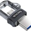 SanDisk 256GB Ultra Dual Drive m3.0 for Android Devices and Computers - microUSB, USB 3.0 - SDDD3-256G-G46, Black wholesale