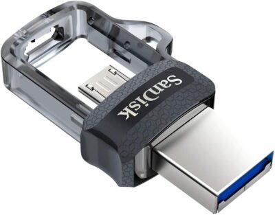 SanDisk 256GB Ultra Dual Drive m3.0 for Android Devices and Computers - microUSB, USB 3.0 - SDDD3-256G-G46, Black wholesale