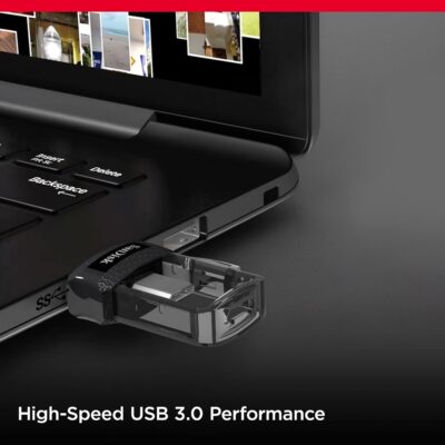 SanDisk 256GB Ultra Dual Drive m3.0 for Android Devices and Computers - microUSB, USB 3.0 - SDDD3-256G-G46, Black wholesale