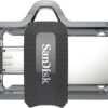 SanDisk 256GB Ultra Dual Drive m3.0 for Android Devices and Computers - microUSB, USB 3.0 - SDDD3-256G-G46, Black wholesale