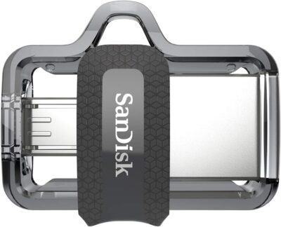 SanDisk 256GB Ultra Dual Drive m3.0 for Android Devices and Computers - microUSB, USB 3.0 - SDDD3-256G-G46, Black wholesale