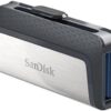 SanDisk 32GB Ultra Dual Drive USB Type-C - USB-C, USB 3.1 - SDDDC2-032G-G46, Black, Silver wholesale
