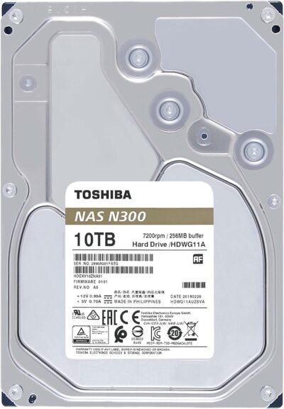 TOSHIBA N300 HDWG11AXZSTA 10TB 7200 RPM 256MB Cache SATA 6.0Gb/s 3.5" Internal Hard Drive wholesale