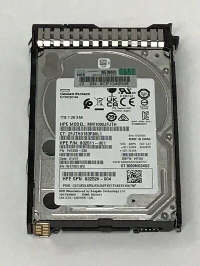 HPE 1TB SAS 2.5" 832514-B21 HDD Hard Disk Drive wholesale