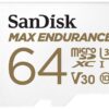 SanDisk 64GB MAX ENDURANCE 100MB/s microSDXC C10 U3 V30 4K 64G microSD micro SD SDXC Memory Card with Adapter for Home Security Cameras and Dash Cams SDSQQVR-064G-GN6IA with OEM Lanyard wholesale SanDisk 64GB MAX ENDURANCE 100MB/s microSDXC C10 U3 V30 4K 64G microSD micro SD SDXC Memory Card with Adapter for Home Security Cameras and Dash Cams SDSQQVR-064G-GN6IA with OEM Lanyard wholesale