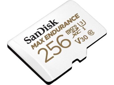 SanDisk 256GB MAX ENDURANCE 100MB/s microSDXC C10 U3 V30 4K 256G microSD micro SD SDXC Memory Card with Adapter for Home Security Cameras and Dash Cams SDSQQVR-256G-GN6IA with OEM Lanyard - Image 5