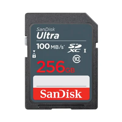 SanDisk 256GB Ultra SDXC UHS-I/Class 10 256G SD C10 Flash Memory Card, Speed Up to 100MB/s (SDSDUNR-256G-GN3IN)