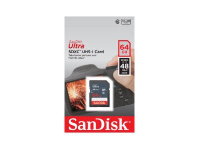 SanDisk Ultra 64GB UHS-I Class 10 SDXC SDSDUNB-064G-GN3IN Memory Card - Image 2