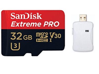 SanDisk 32GB microSD Extreme pro 95MB/s U3 V30 4K 32G microSDHC USH-I C10 SDSQXXG-032Gwith USB 2.0 card reader - Image 2