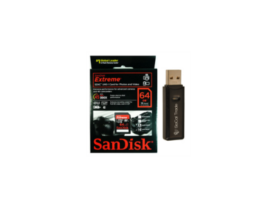 SanDisk 64GB 64G Extreme SD SDHC SDXC Card UHS-I Class 10 45MB/s 300X with USB 3.0 RV33 Reader wholesale