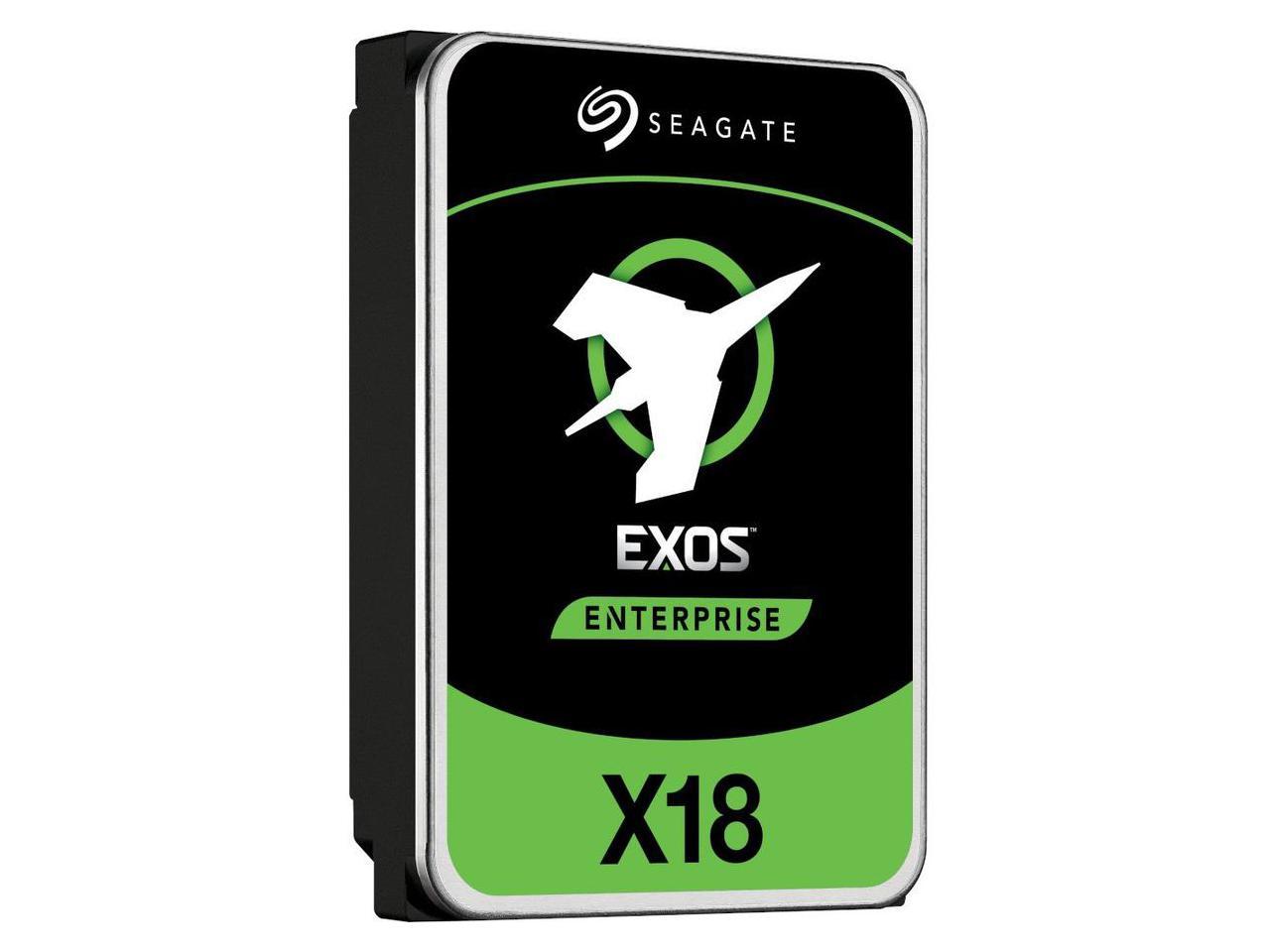Seagate Exos X18 ST10000NM013G 10 TB Hard Drive - 3.5" Internal - SAS (12Gb/s SAS) - Conventional Magnetic Recording (CMR) Method - Video Surveillance System, Storage System Device Supported - 72 - Image 2