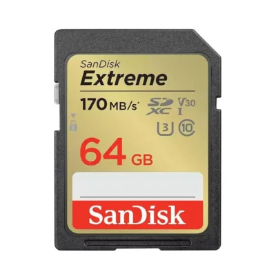 SanDisk Extreme 64 GB Class 10/UHS-I (U3) V30 SDXC - 170 MB/s Read - 80 MB/s Write - SDSDXV2-064G-ANCIN wholesale