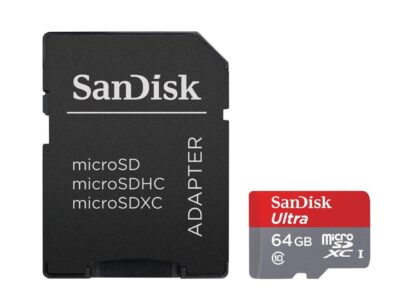 SanDisk 64GB Micro SDHC Flash Card w/ Adapter Model SDSDQUA-064G wholesale