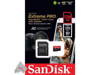 SanDisk Extreme Pro SDXC UHS-I U3 A2 V30 128GB + Adapter, SDSQXCY-128G-GN6MA wholesale