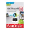 SanDisk 32GB Ultra Dual OTG USB 3.0 Flash Drive, Speed Up to 150MB/s (SDDD2-032G-GAM46) wholesale