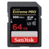 SanDisk 64GB Extreme Pro SDXC UHS-II/U3 Class 10 Memory Card, Speed Up to 300MB/s (SDXPK-064G-G64) wholesale