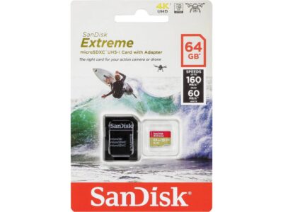 SanDisk 64GB Extreme microSDXC UHS-I/U3 A2 Memory Card with Adapter, Speed Up to 160MB/s wholesale