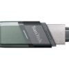 SanDisk SDIX90N-032G-GN6NN MAF 32GB USB 3.1 Lightning iXpand Flash Drive Flip Silver/Blue wholesale