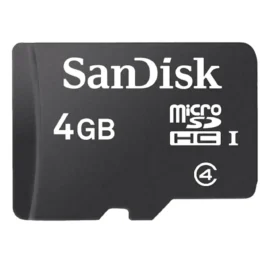 SanDisk 4GB microSDHC Card Class 4 SDSDQAB-004G Bulk Pack