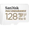 SanDisk MAX ENDURANCE 128 GB Class 10/UHS-I U3 microSDHC 1 Pack SDSQQVR128GAN6IA wholesale