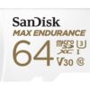 SanDisk MAX ENDURANCE 64 GB Class 10/UHS-I U3 microSDHC 1 Pack SDSQQVR064GAN6IA wholesale