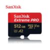 SanDisk 512GB Extreme PRO A2 microSDXC Card UHS-I U3 V30 Read Speed up to 200MB/s for 4K UHD Video (SDSQXCD-512G-GN6MA) wholesale
