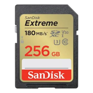 SanDisk 256GB Extreme SDXC UHS-I/U3 Class 10 V30 Memory Card, Speed Up to 180MB/s (SDSDXVV-256G-GNCIN) wholesale