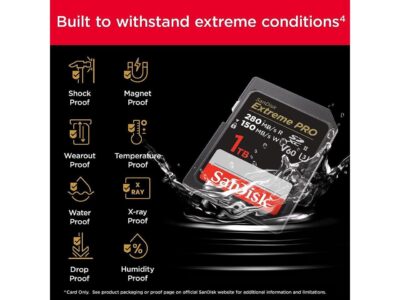SanDisk 64GB Extreme PRO SDXC Memory Card - (SDSDXEP-064G-GN4IN) - Image 4