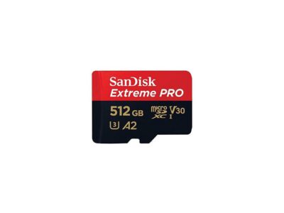 SanDisk 512GB Extreme PRO A2 microSDXC Card UHS-I U3 V30 Read Speed up to 200MB/s for 4K UHD Video (SDSQXCD-512G-GN6MA) wholesale