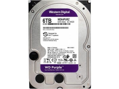 Western Digital Purple Surveillance 3.5-inch 5400rpm SATA Internal Hard Drive 6TB (WD64PURZ) wholesale