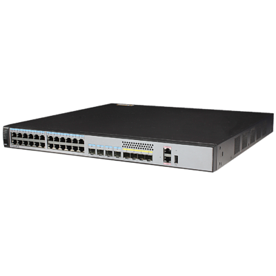 Huawei S5720-28X-SI-DC(24 Ethernet 10/100/1000 ports,4 of which are dual-purpose 10/100/1000 or SFP,4 10 Gig SFP+) - Image 3