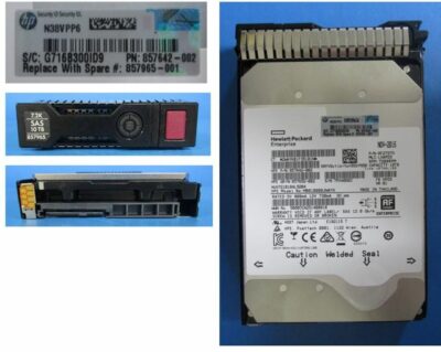 HPE 10TB SAS 3.5" 857644-B21 HDD Hard Disk Drive wholesale