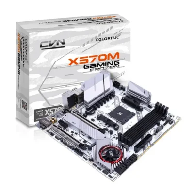 Colorful CVN X570M GAMING FROZEN V14 AMD X570 Chipset AM4 Socket Motherboard wholesale