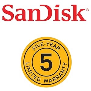 SanDisk 5-Year Limited Warranty Seal