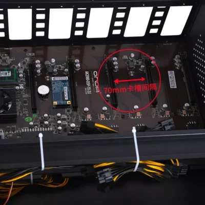 5GPU X79 Server Case With onda Motherboard 70mm Spacing Slot 2300W 2U PSU  AK2980-D5P-70 wholesale