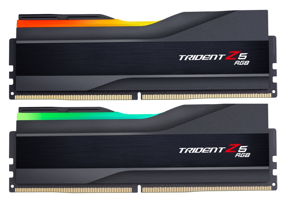 G.SKILL Trident Z5 RGB Series 32GB 288-Pin PC RAM DDR5 6400 Desktop Memory Model F5-6400J3239G16GX2-TZ5RK - Image 2