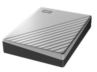 WD 4TB Silver My Passport Ultra Portable Storage External Hard Drive USB-C for PC/Windows (WDBFTM0040BSL-WESN) wholesale
