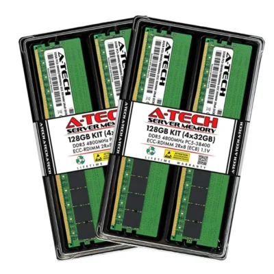 128GB RAM for Dell PowerEdge T560, R660, R660xs, R6615, R6625, R760, R760xa, R760xd2, R760xs, R7615, R7625, R860, R960 | DDR5 4800MHz EC8 RDIMM PC5-38400 2Rx8 ECC Registered Server Memory Kit wholesale