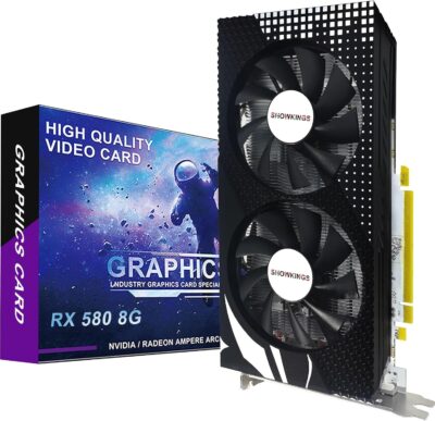 SHOWKINGS AMD Radeon RX 580 8GB Graphics Card, 256Bit 2048SP GDDR5 Video Card for Pc Gaming wholesale
