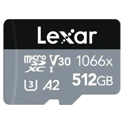 Lexar Professional 1069x microSDXC UHS-I Card SILVER Series LMS1066512G-BNANG