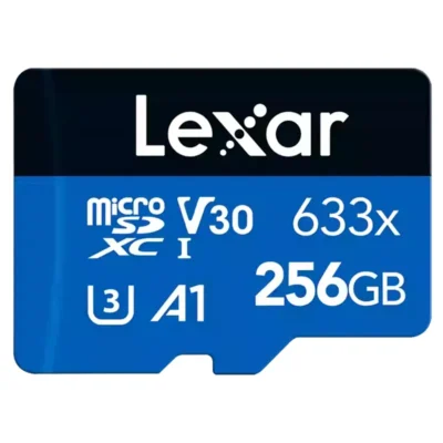 Lexar High-Performance 633x microSDHC/ microSDXC UHS-I Card BLUE Series LSDMI256BB633A